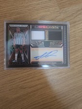 Alexander Isak Obsidian Dual Patch And Auto. Newcastle United