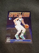2023-24 Panini Donruss Optic • EXPRESS LANE #13 • PURPLE PRIZM • LUKA DONCIC