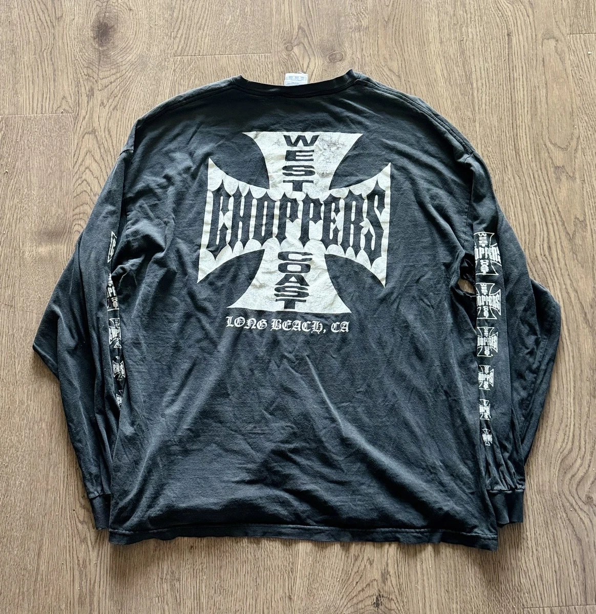 WEST COAST CHOPPERS フレイム ロンT XL USA製00s WEST COAST CHOPPERS