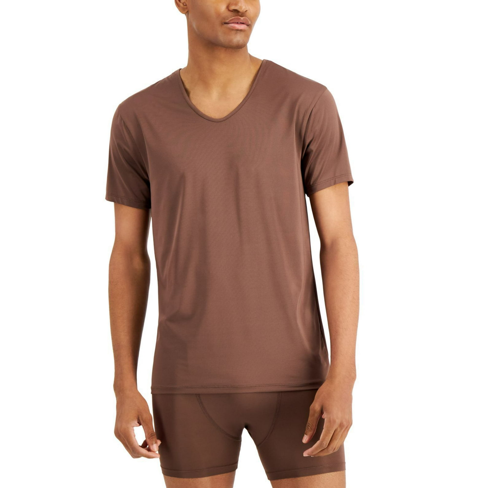 Alfani Men's Breathable Mesh V-Neck Tee Size Medium  
