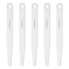 5pcs Metric Thickness Feeler Gauge 0.4mm Single Blade Oval Feeler Gauges
