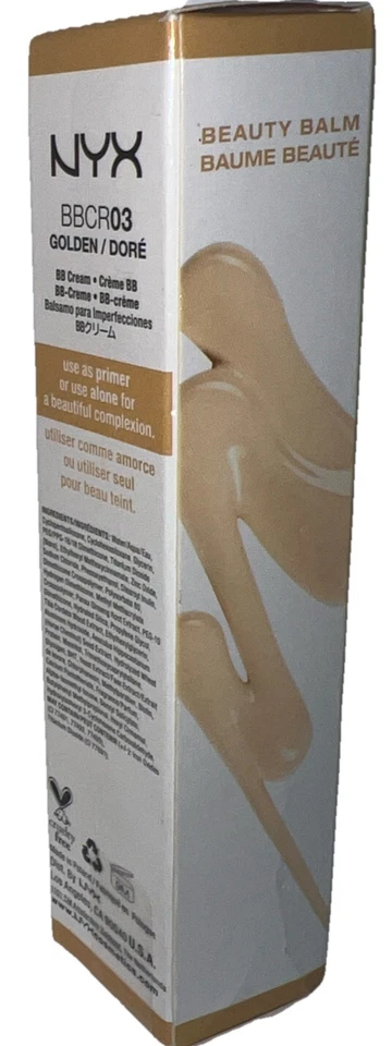 1- NYX BB Bálsamo de Belleza BBCR03 DORADO (Nuevo/Sellado/Descontinuado/RARO) Ver Todas las Fotos Foto 3 de 4