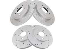 For 2005-2006, 2008-2010 Mazda Tribute Brake Rotor Set Front and Rear 27266QQZF