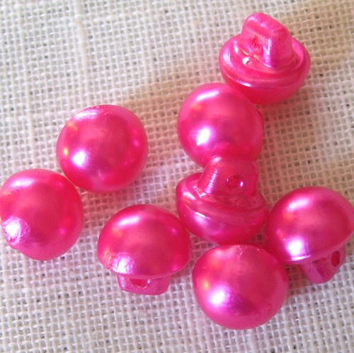 LOT 6 BOUTONS PERLE CHAMPIGNON BOULE ** 10 mm ** SCRAPBOOKING COUTURE - B01 bis - Picture 15 of 24