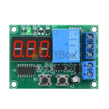 DC 12V/24V Multifunction LED Digital Time Delay Relay Cycle Timer Module Switch