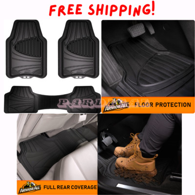 Armor All Custom Accessories Black Full-Coverage Floor Mats - All-Weather Protec
