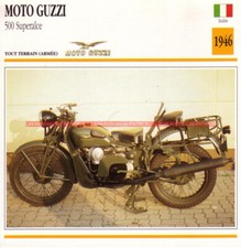 MOTO GUZZI 500 Superalce 1946 : Fiche Moto #001475