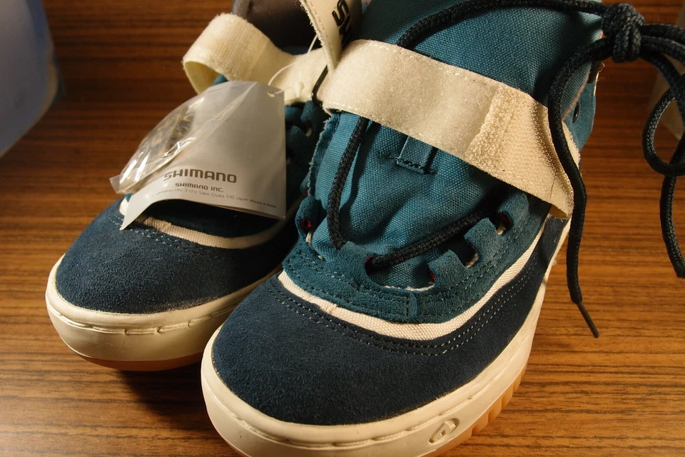 Tênis de ciclismo masculino NOS Shimano SPD BMX SH-MX80 38 tamanho (5) com cadarço - Imagem 4 de 4