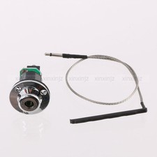 1SET Ukulele Piezo Pickup Under Saddle Output End Pin Jack For Acoustic Guitar
