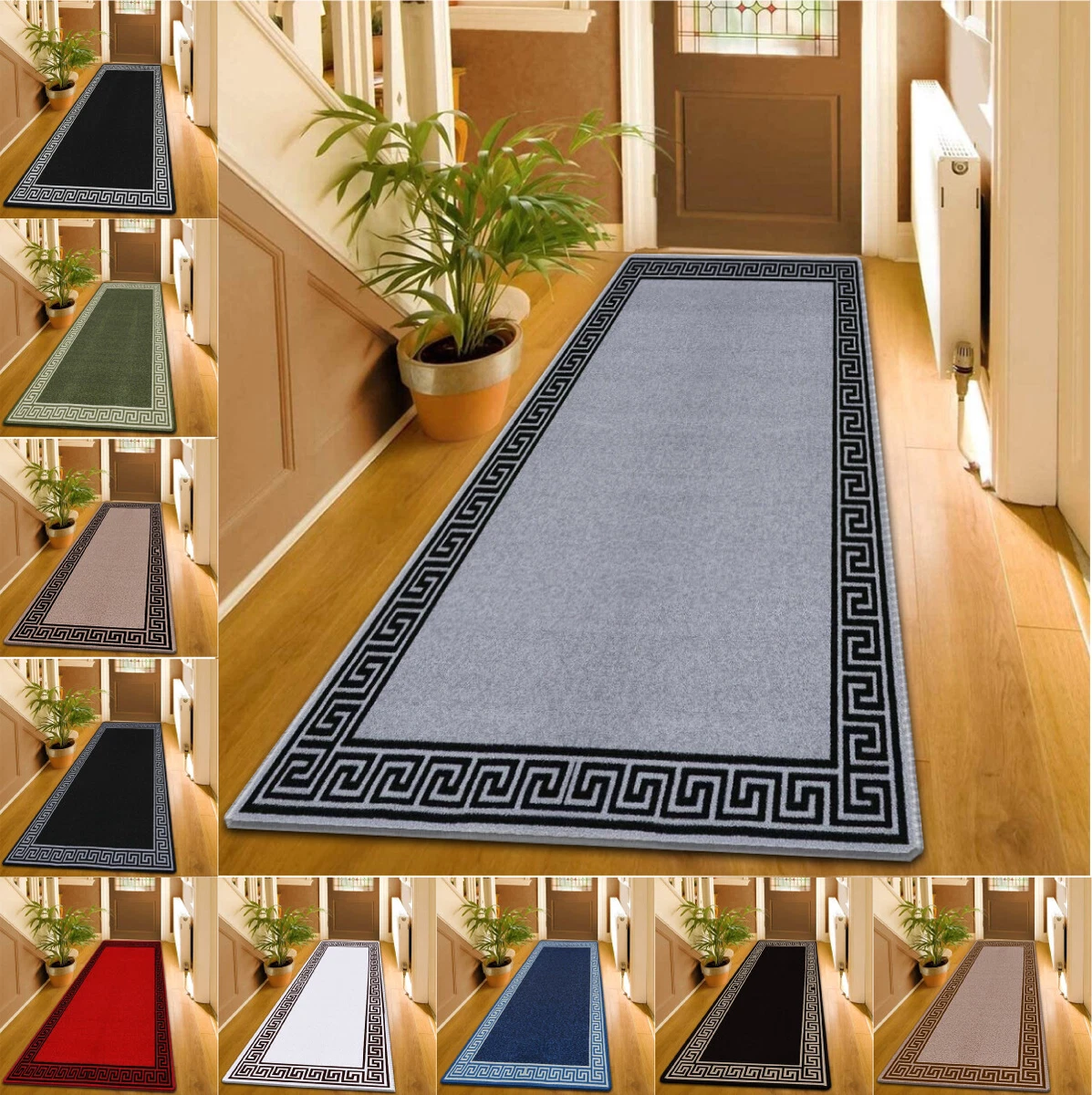 Non Slip Hall Runner Rug Long Hallway Runner Kitchen Carpet Door Mats Floor  Mats