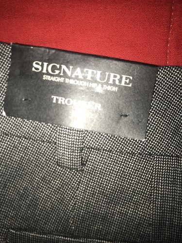 Women Ann Taylor Gray Size 2 Dress Pants Signature Trousers New With Tags - Picture 3 of 4
