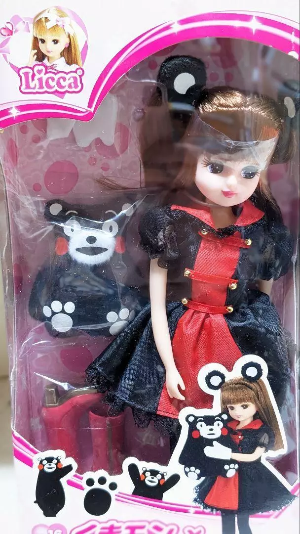 Takara Tomy LD-16 Licca Doll Licca Chan's And Kumamon Set Licca-Chan
