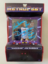 Hacksaw Jim Duggan Autographed WWE Elite Wrestling Figure Signed WWF Retrofest