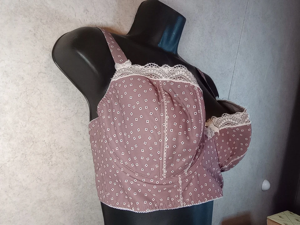 Sujetador largo acolchado Freya Carys 30G nuevo con etiquetas color marrón talla AA1313 Foto 2 de 4