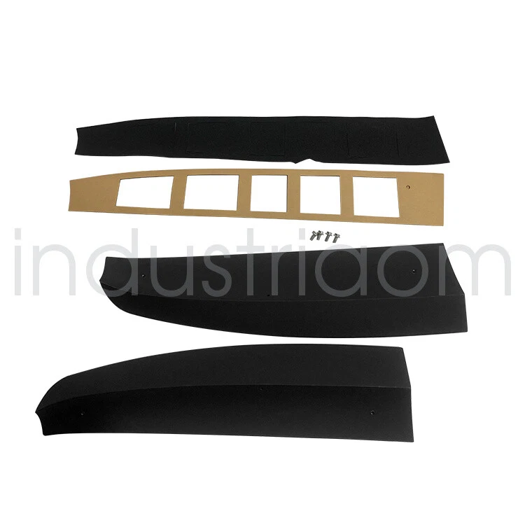 Gloss Black Rear Twin Barn Door Roof Spoiler For Ford Transit Custom 2012-2020 - Изображение 3 из 4