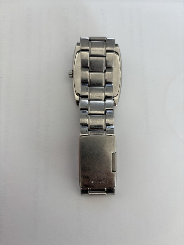 Fossil Arkitekt FS4256 Men's Stainless Watch Used New Battery eBay