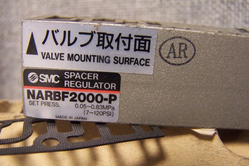 2) NEW SMC NARBF2000-P SPACER REGULATOR AIR VALVE REGULATOR 120 PSI LOT OF 2 - Picture 7 of 10