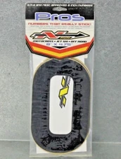 Pros New 3 PCS # "0" Black 8" N Style Moto Numbers Vinyl Numbers Decal Kit NEW