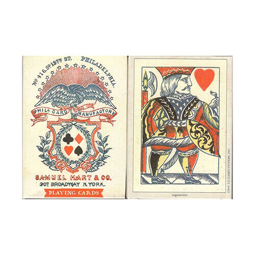 Mazzo di carte 1858 Samuel Hart Reproduction Playing Cards