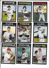 2020 Topps Heritage PICK-A-CARD Cabrera Nola Graterol Bader Scherzer Wong Voit +