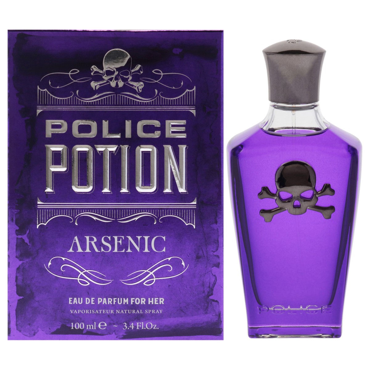 Police Potion Arsenic Eau De Parfum Spray By Police Colognes - 3.4 oz Police Potion Arsenic Eau De Parfum Spray By Police Colognes - 3.4 oz