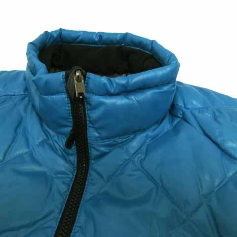 AIGLE THERMO KIT J Quilted down jacket XS size Blue Outdoor wear 8504-87408 Mens - Picture 2 of 8
