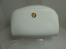 Pierre Cardin White Textured Leather Purse / Handbag Paris