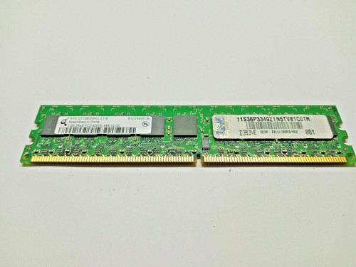 Qimonda 1GB 2Rx8 PC2 4200E Memory HYS72T128020HU Memory Module - Picture 5 of 8