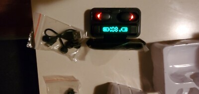 Bluetooth Wireless Earbuds With Power Bank (BTH-F9-5) | Digital Display | New
