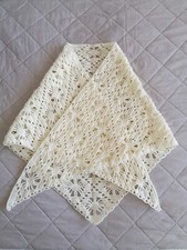 Dreiecketuch Halstuch Schultertuch  Schal Stola Handarbeit gehäkelt neu