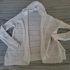 Abercrombie Kids White Crochet Open Cardigan Size 14 — photo 5