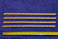 4 DECORATIVE MOULDING ANTIQUE GOLD GILT WHITE STRAIGHT RAIL FRAME DECORATION