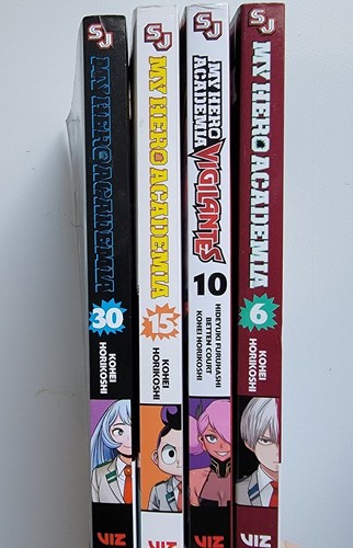 My Hero Academia Manga Mixed Lot - Vol. 6, 15, 30 Vigilantes Vol. 10 - Picture 15 of 16