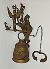 New ListingVintage Wall Mounted Brass Monastery Bell - Vocem-Meam-A Ovime-Tangit