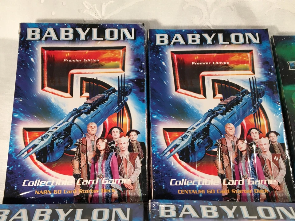 Babylon 5 Premiere CCG Game - All (6) Starter Decks Narn Centauri Minbari Earth - Image 2 of 4