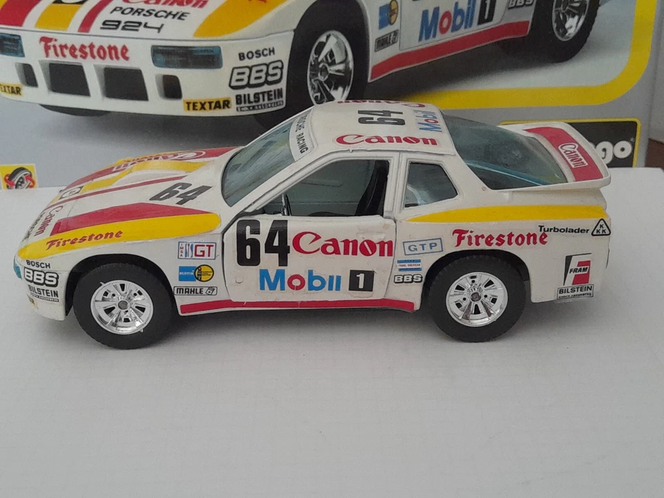 Burago Die-cast Metal kit - Porsche 924 turbo - scala 1/25 (cod. 5199) - Immagine 4 di 4
