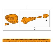 GM OEM 15-20 Acadia Limited-Tpms Sensor 13540602