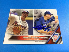 HUNTER CERVENKA 2016 TOPPS UPDATE AUTO SIGNED ATLANTA BRAVES MARLINS BAYTOWN TX