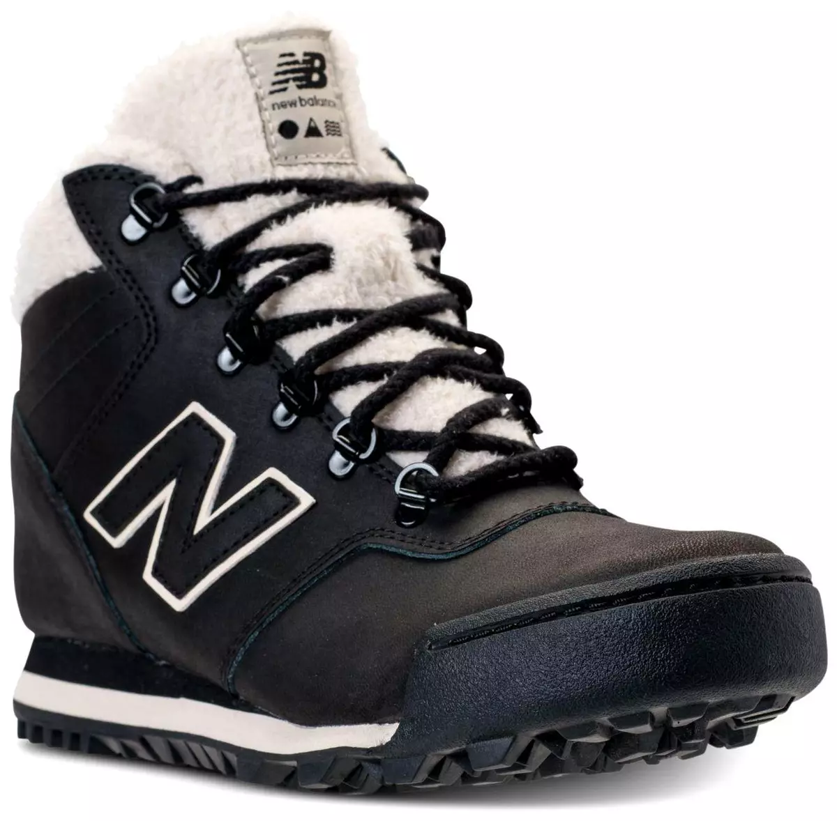 RARE WOMENS NEW BALANCE 701 LEATHER HIKING TRAIL WL701PKP BLACK LEATHER BOOTS 7