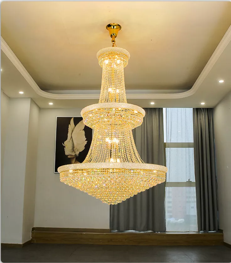 Gold and crystal ceiling light deals