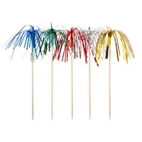 "240 Deko Picker 15,5 Cm \"Feuerwerk\" Cocktail Party Eisdekoration Papstar"