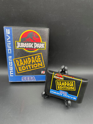 Jurassic Park Rampage Edition - SEGA Mega Drive - OVP /Boxed - PAL / EUR - Top