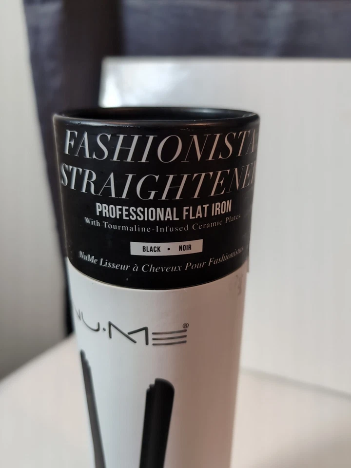 NuMe Fashionista Straightener Professional Flat Iron With Tourmaline-Ceramic New - Image 4 of 4