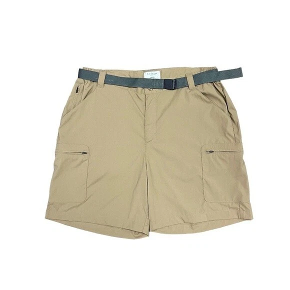 L.L. Bean Shorts Men’s Size Large Khaki Beige Nylon Belted Cargo Hiking Outdoors
Opens in a new wind