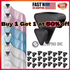 100pcs Clothes Hangers Space Saving Closet Organizers Heavy Duty Hanger Extender