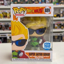 Funko Pop Anime Dragon Ball Z Super Saiyan Gohan Sunglasses 889 Toy Vinyl Figure