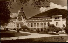 RPPC Casa de Cultura Sinaia Romania vintage postcard c374