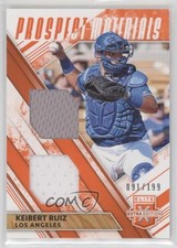 2019 Elite Extra Edition Dual Prospect Materials Orange 91/199 Keibert Ruiz s3g