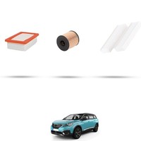 Hoffcar Set Service - 3 Filter Kompatibel Mit Peugeot 5008 II (P87) 1.6 Puret