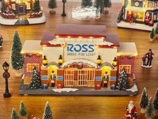 Ross Store Christmas North Spruce Lane Led Light Up Building 
